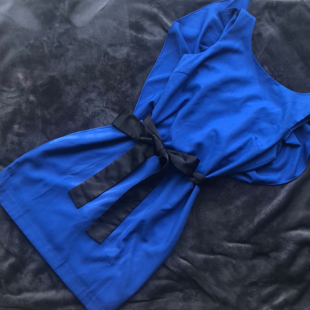 Sleeveless Blue Dress